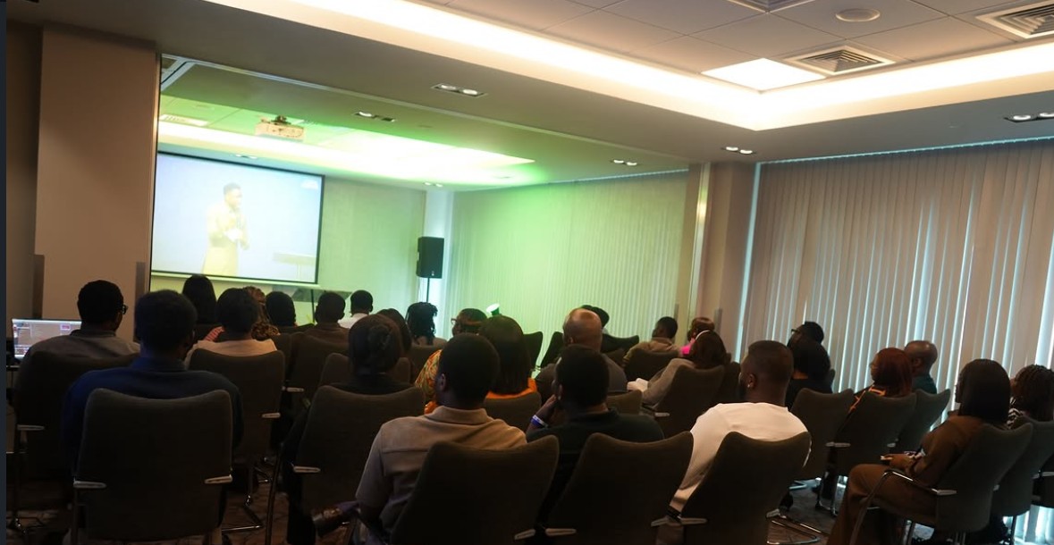 Members gathered for a faith seminar